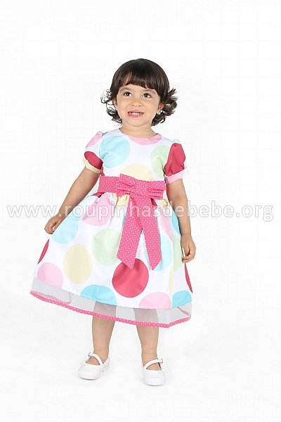 vestido infantil jardim encantado Vestidos Infantil