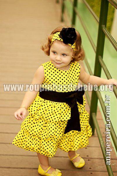 fantasia de abelhinha Vestidos Infantil
