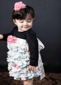 roupas de bebe com babados e blusa Vestidos Infantil