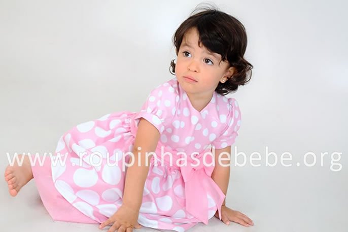 vestido gatinha marie Vestidos Infantil