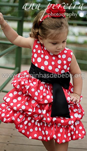 vestido infantil tema disney Vestidos Infantil