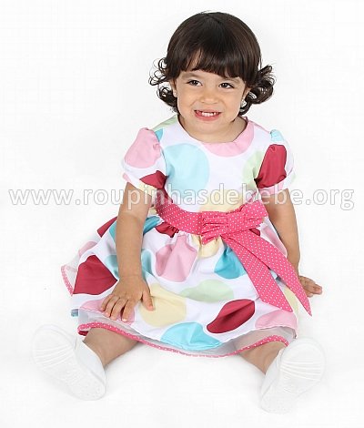 vestido jardim encantado Vestidos Infantil