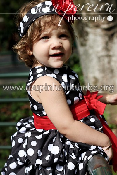 vestido minnie mouse Vestidos Infantil