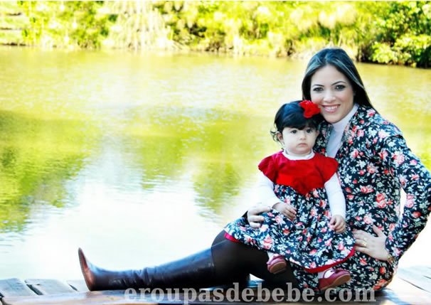 Vestido infantil para menina