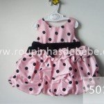 vestido minnie rosa Vestido para bebe da moranguinho