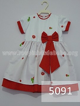 vestido moranguinha baby Vestido para bebe da moranguinho