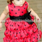 roupa da moranguinho infantil Vestido moranguinho