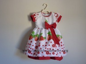 vestido moranguinho Vestido moranguinho