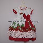 vestido moranguinho baby Vestido moranguinho