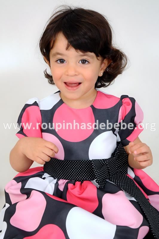 vestido infantil minnie mouse Vestidos de festa infantil