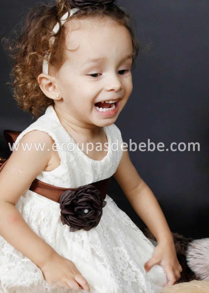 vestido infantil rendas para festa Vestidos de festa infantil