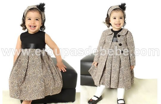 vestido oncinha com preto infantil Vestidos de festa infantil