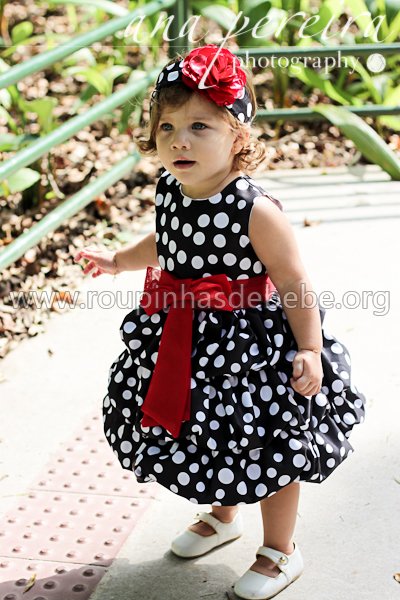 roupas da minnie Vestidos para criança