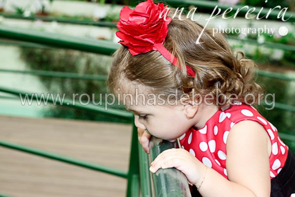 vestido infantil minnie vermelha Fantasia da Minnie Baby