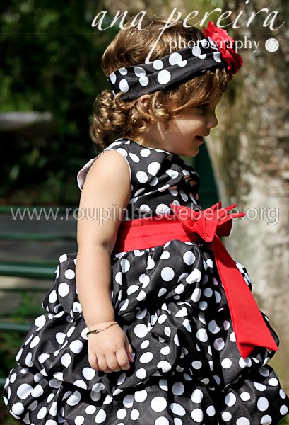 vestidos da minnie Vestidos para criança