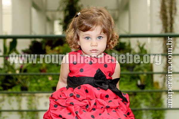 vestido infantil joaninha para festas Vestidos de festa infantil