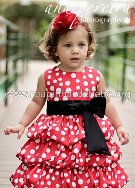 vestido vermelho de criança para festa Vestidos de festa infantil