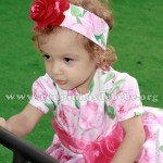 vestido para criança floral rosa Confecção de roupa infantil