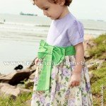 vestido de criança floral Confecção de roupa infantil