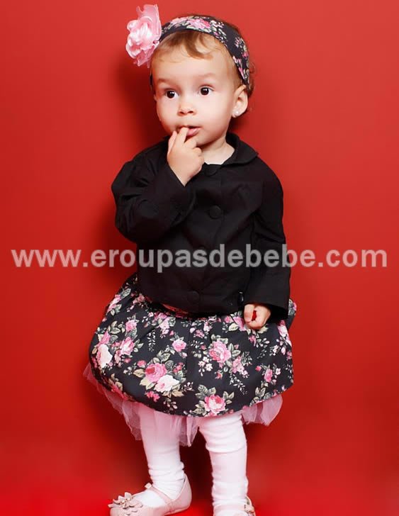conjunto infantil feminino floral Casaquinhos para meninas