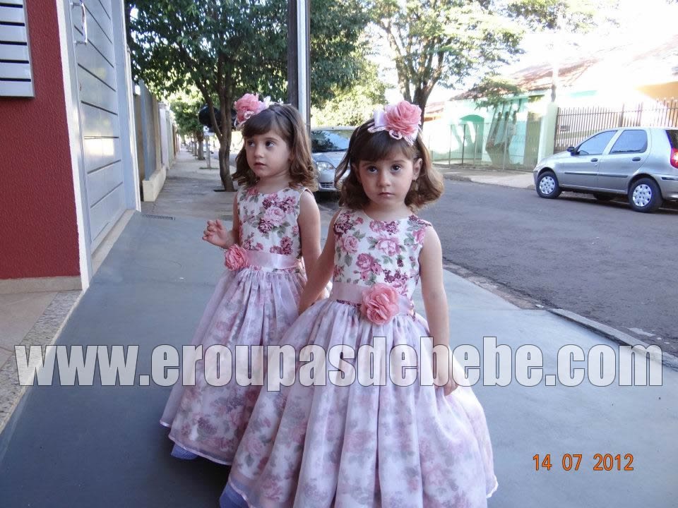vestido de criança chique