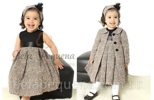 vestido de lã infantil