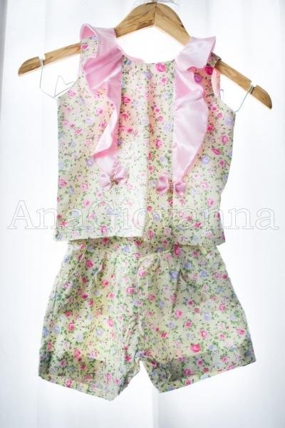 Conjunto social infantil feminino Conjunto social infantil feminino