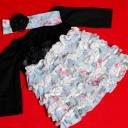 Vestido de babados e rendinha - Cod. 2174
